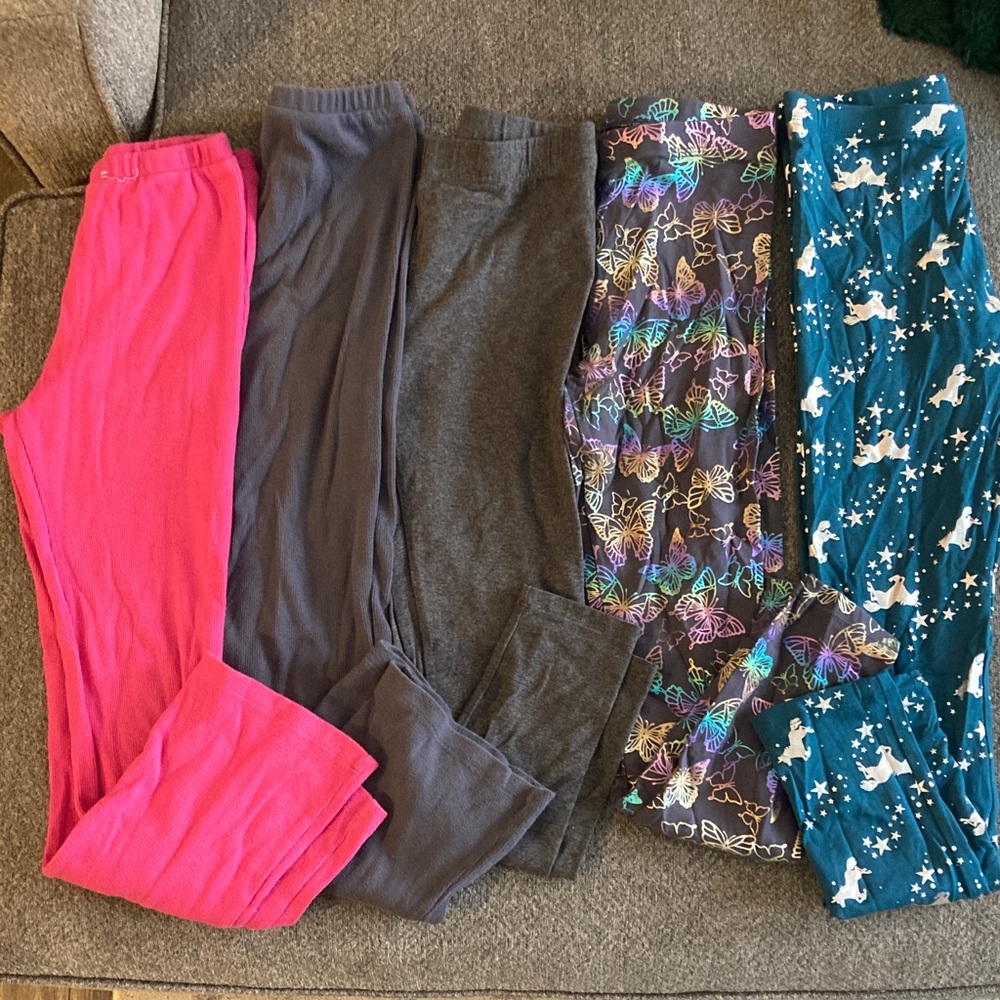 Kids Colorful Leggings Set